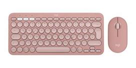 LOGITECH Pebble 2 Combo Pink - Slim Multi-Device Bluetooth® Keyboard and Mouse with Customizable Keys