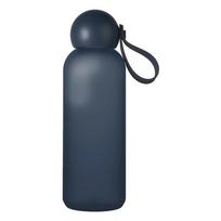 Tamsiai mėlynos spalvos iš perdirbto plastiko butelis Kelioninis buteliukas 650 ml Tom – Sagaform