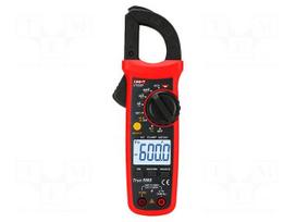 Meter: multifunction | digital,AC pincers type | LCD | (6000) | 60mF