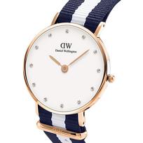 DANIEL WELLINGTON Glasgow Moteriškas Laikrodis DW00100078 + DĖžUTĖ