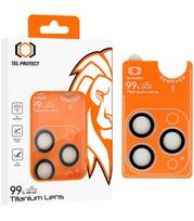 Skaidri kameros apsauga Apple iPhone 17 Pro / 17 Pro Max telefonui "Tel Protect Titanium Lens 99% AR"