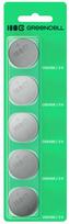 Batteries Green Cell Blister 5x Lithium Battery CR2430