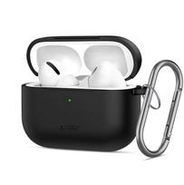 Dėklai ausinėms Tech-Protect Apple AIRPODS PRO 3 SILICONE HOOK Black