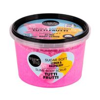 ORGANIC SHOP TUTTI FRUTTI SUGAR-SOFT LEMON & RASPBERRY SLIME kūno šveitiklis, 250 ml