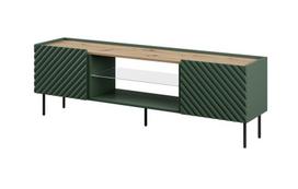 EF ONDA RTV spintelė 180,5x40xH58,39 žalios spalvos (pastatoma arba montuojama ant sienos)