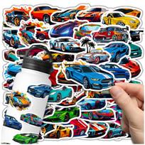Automobilių lipdukai – rinkinys 50 vnt., spalvoti, vaikams, DIY dekoracija