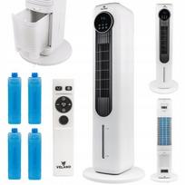 Koloninis ventiliatorius su vandens aušinimu ir jonizacija 60W LCD + pultas | Velano