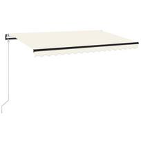 Automatinė markizė su led/vėjo jutikliu VidaXL 450x350 cm
