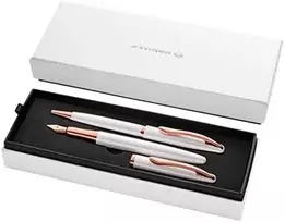Pelikan Tušinukas+plunksnakotis JAZZ NOBLE elegance baltas