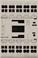 Eaton DILM maitinimo kontaktorius 3 polių 380V 400V 3kW 1R 24V DC spyruokliniai gnybtai 199228