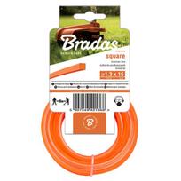 Trimerio valas Bradas TRIMMER Square, 2,4mm x 100m