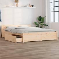 dvivietė lova，suaugusiųjų lova，Lovos rėmas su stalčiais, 150x200cm, didelis CFE1157001