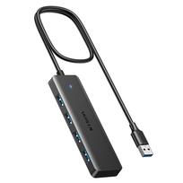 Šakotuvas USB-A 4 prievadų (USB 3.0) 1.0m, juodas