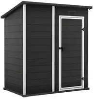 Keter sodo sandėliukas „Essential Shed“, 6x4, tamsiai pilkas/baltas
