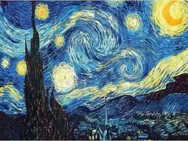 Figured'Art Deimantinės mozaikos rinkinys - Van Gogh "Žvaigždėta naktis"