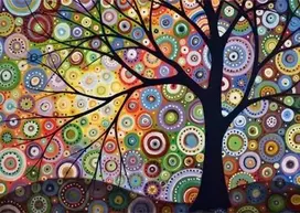 Figured'Art Deimantinės mozaikos rinkinys - Gyvybės medis