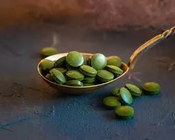 Ekologiškos chlorella tabletės 500 mg - 100 g