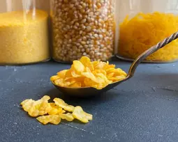 Ekologiški traškūs kukurūzų dribsniai - 1kg