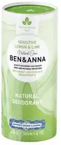 Pieštukinis dezodorantas jautriai odai Lemon & Lime, 40 g