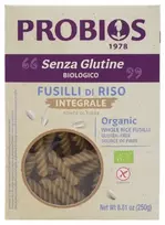 Ekologiški pilno grūdo ryžių makaronai Fusilli, be glitimo, 250 g