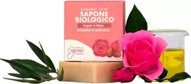 Ekologiškas muilas Arganas ir Rožė, 100 g