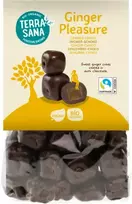 Ekologiški imbiero gabaliukai šokolade Ginger Pleasure, 150 g