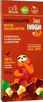 Ekologiškas šokoladas su lazdyno riešutais, 50 g