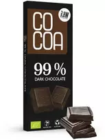 Ekologiškas juodasis šokoladas 99 % RAW, 40 g