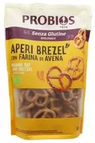Ekologiški sūdyti avižiniai sausainiai Pretzels, 80 g