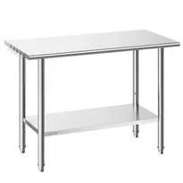 Vevor Nerūdijančio plieno darbo stalas 61x122 cm