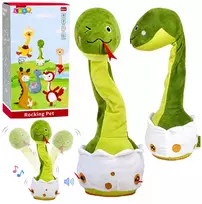 Lean Toys Pliušinė gyvatė žalia