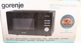 SALE OUT. | Gorenje Microwave Oven | MO20A4BH | Free standing | 800 W | 20 L | Grill | Black | DAMAGED PACKAGING AND ITEM RIGHT SIDE