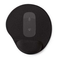 Nedis MPADFG100BK Black Monochromatic Synthetic Wrist Rest