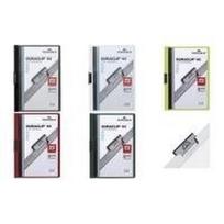 DURABLE Klemmhefter DURACLIP ORIGINAL 60, DIN A4, dunkelblau transparenter Vorderdeckel, mit Metallklemme - 5 Stück (2238-07)