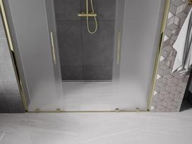 Mexen Velar Duo stumdomosios dušo durys 170 cm, matinės, auksinės - 871-170-000-32-50