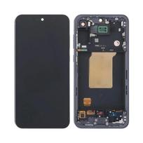 Ekranas Samsung A556 A55 5G su lietimui jautriu stikliuku ir rėmeliu Awesome Navy (assembled service pack)