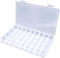Didelė plastikinė organizavimo dėžė su pertvaromis, 36 skyrių, 14,9x9,2x1,9 colio - 1 vnt.