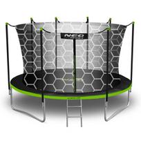 12 pėdų / 374 cm sodo batutas su vidiniu tinklu ir kopėčiomis Neo-Sport
