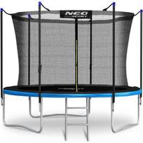 8 pėdų / 252 cm sodo batutas su vidiniu tinklu ir kopėčiomis Neo-Sport