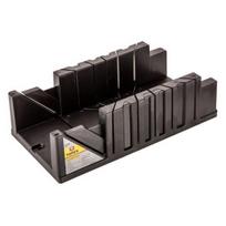 Plastikinė kampų pjovimo dėžutė 327x125x78 mm
