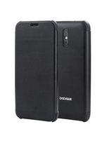 Doogee X10 atverčiamas dėklas + grūdintas stiklas