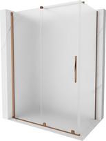 Mexen Velar stumdomas dušo kabinas 160 x 80 cm, matinė, rožinis auksas - 871-160-080-31-60