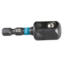 Makita smūginis adapteris 1/4" šešiakampis į 1/2" kvadratas 50mm