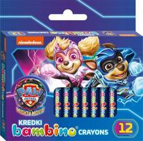Bambino "šunyčių Patrulis" kreidelės, 12 spalvų