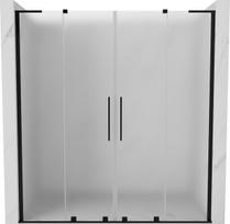 Mexen Velar L Duo stumdomos dušo durys 170 cm, matinės, juodos - 871-170-003-32-70