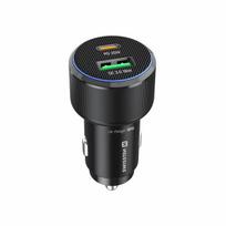 Swissten automobilinis įkroviklis Usb-c Pd + Usb-a Qc 38w su laidu