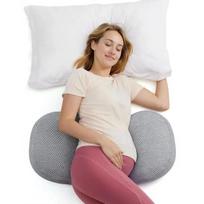 Momcozy W formos nėštumo pagalvė, pilka