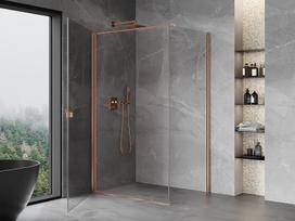Mexen Mist-B voniaus dušo kabina 95 x 75 cm, permatoma, šlifuotas varis - 8A2T-095-075-65-00, Mexen Mist-B voniaus dušo kabina 95 x 75 cm, permatoma, šlifuotas varis - 8A2T-095-075-65-00