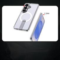 Hybrid Armor X dėklas Samsung Galaxy A36 / A37 su stovu, suderinamas su MagSafe - skaidrus