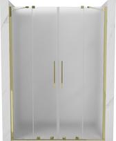 Mexen Velar Duo stumdomos dušo durys 150 cm, matinės, auksinės - 871-150-000-32-50